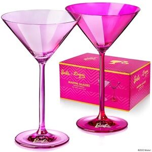 Barbie Pink Martini Glass Set